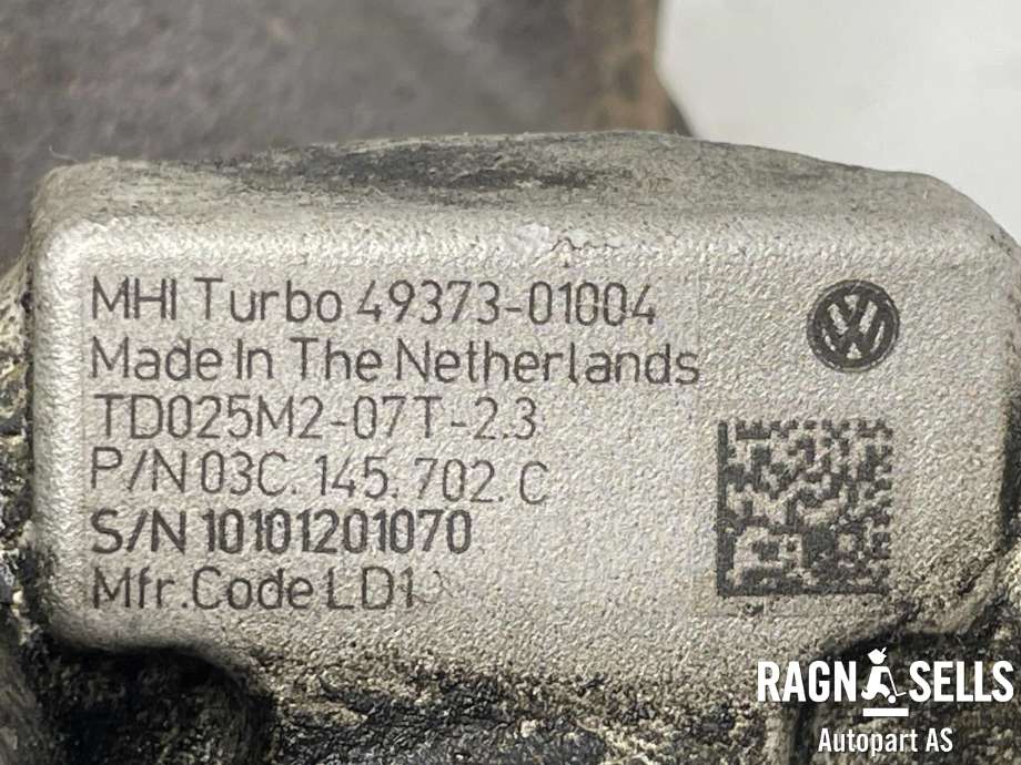 Turbo til VW Scirocco 2008-2013 (MHI|03C 145 702 L|49373-01004|03C145701J|03C145701N|03C145701R|03C145702A|03C145702C|03C145702CX|03C145702LX|4937301001|4937301002|4937301003|4937301005)