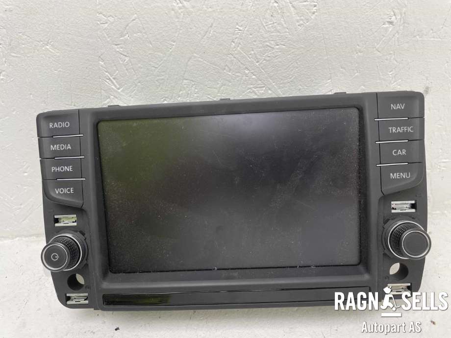 Bilstereo navigasjon betjeningspanel til VW Golf VII, 2012-2017 (Fase 1)  (5G0 919 606)