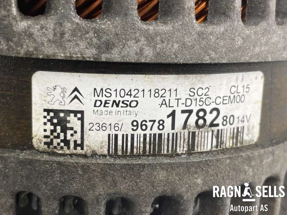Dynamo til Citroën C4, Picasso 2013-2018 (Type II)  (DENSO|MS1042118211|9678178280|1610815380|)