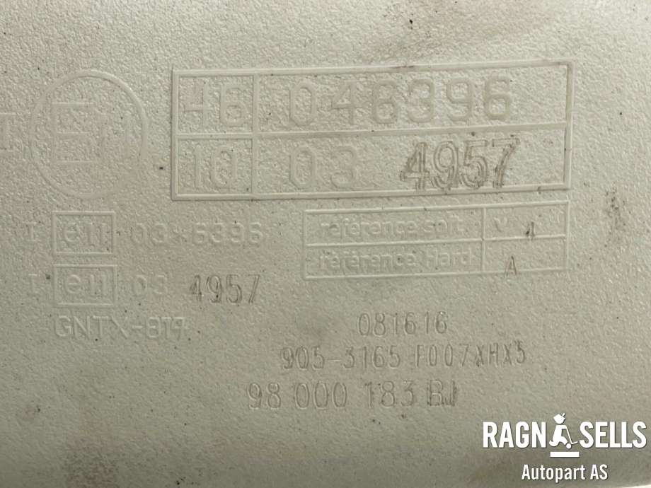 Speil innvendig til Citroën C4, Picasso 2013-2018 (Type II)  (98 000 183 BJ|)