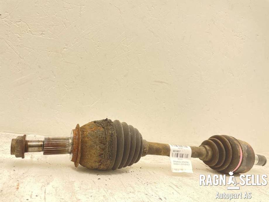 Drivaksel venstre foran, diesel/manuell til Mazda 3, 2013-2016 (Type III, Fase 1)  (GDC5-25-60X)