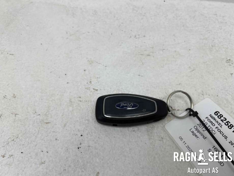 Nøkkel til Ford Focus 2011-2014 (Type III, Fase 1)  (2520983|2026900|7S7T-15K601-EG|7S7T 15K601-EE)