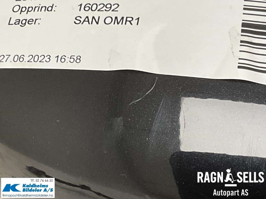 Speil høyre til VW Polo 2009-2014 (Type V, Fase 1)  (6R1 857 508 Q|)