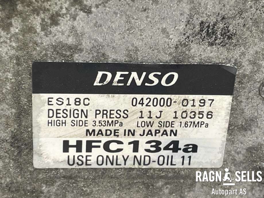 Aircondition kompressor hybrid til Toyota Prius 2009-2016 (Type III) (COMBI) (COMBI) (0420000197|)