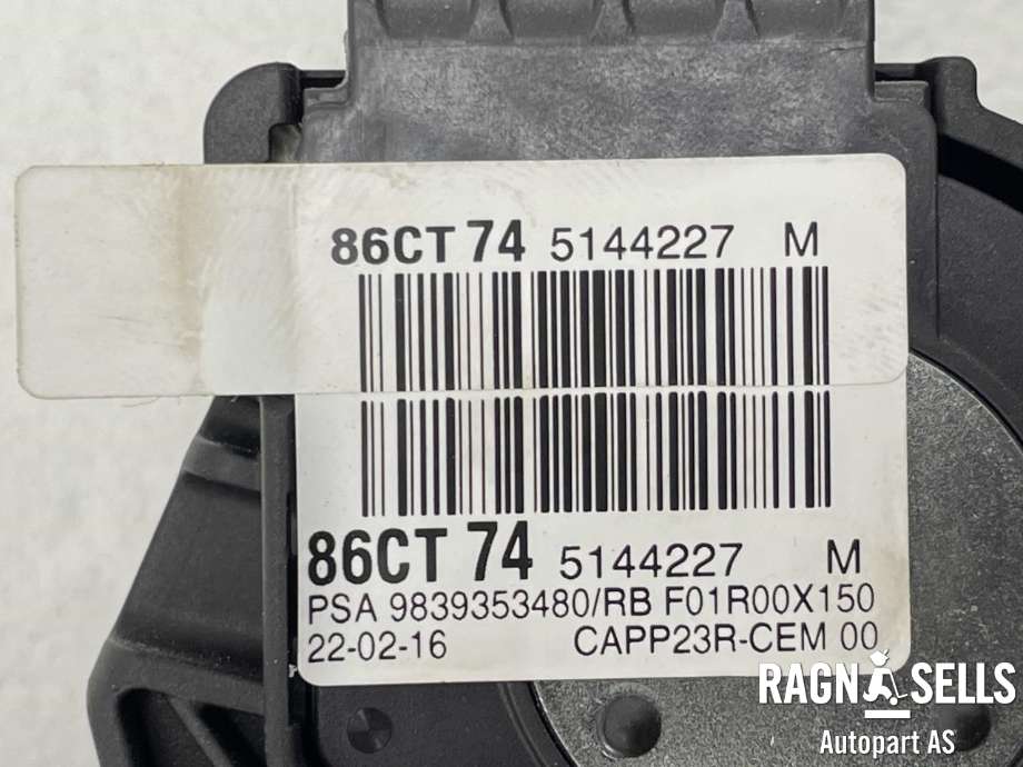 Pedal gass til Opel Vivaro C 2020-->>  (9839353480|)