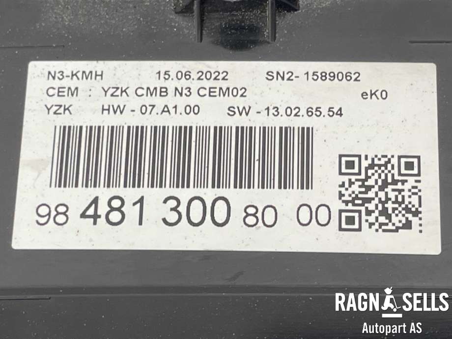 Speedometer til Opel Vivaro C 2020-->>  (9848130080|)