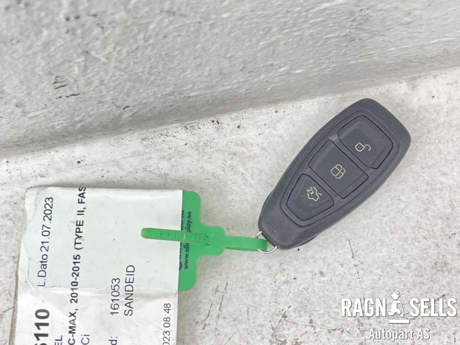 Nøkkel til Ford C-Max 2010-2015 (Type II, Fase 1) (2520983|2026900|7S7T-15K601-EG|7S7T 15K601-EE)