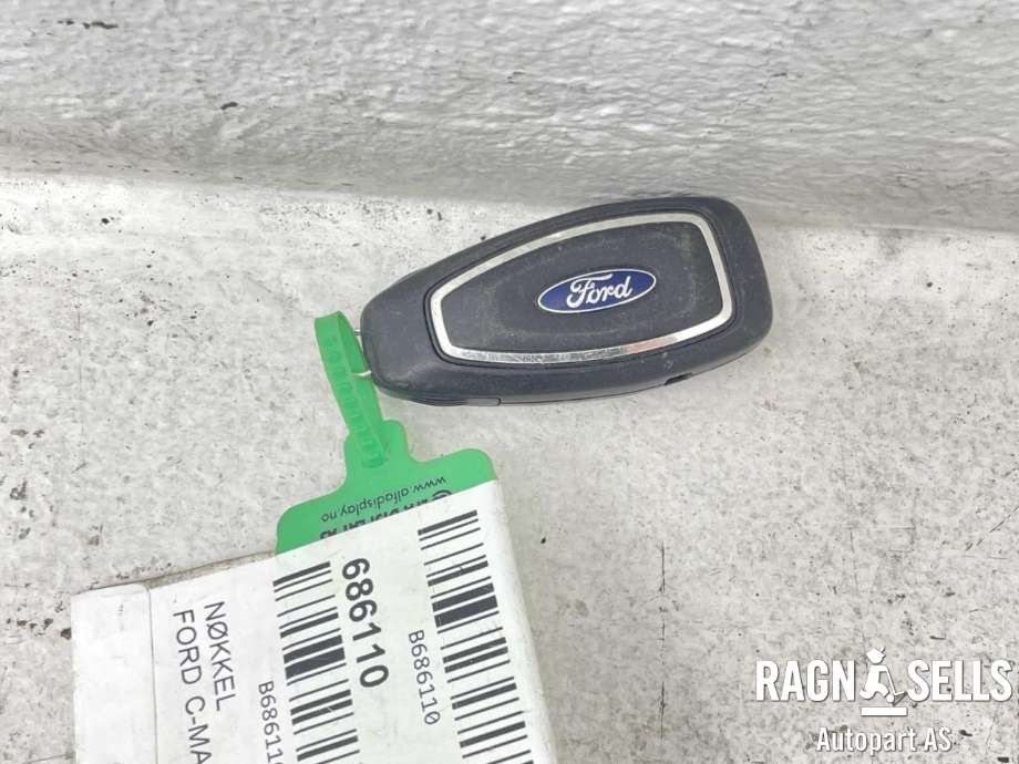 Nøkkel til Ford C-Max 2010-2015 (Type II, Fase 1) (2520983|2026900|7S7T-15K601-EG|7S7T 15K601-EE)