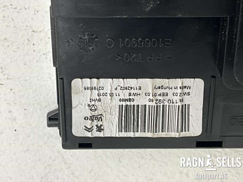 Styreenhet klima/aircondition til Peugeot 5008 2017-->> (Type II)  (VALEO|9811039280|)
