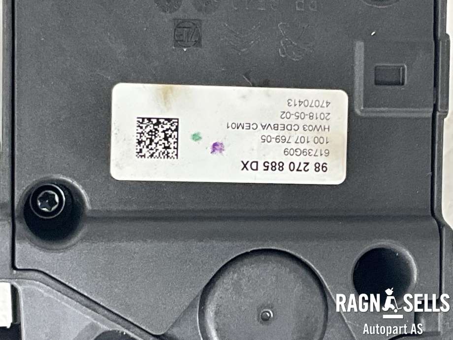 Girstang/girvelger automat til Peugeot 5008 2017-->> (Type II) (98270885DX|16 350 774 80|)