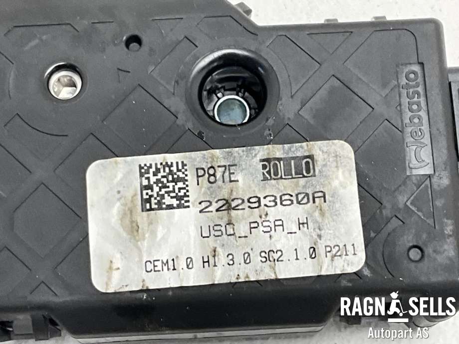 Takluke motor til Peugeot 5008 2017-->> (Type II)  (WEBASTO|2229360A|1763297A|)