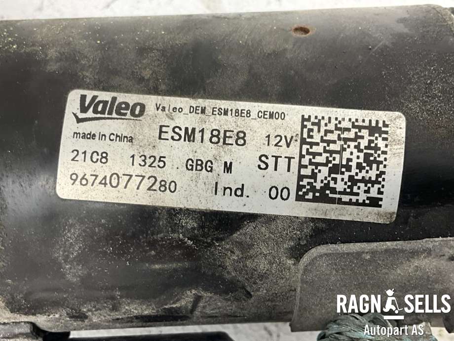 Starter til Peugeot 5008 2017-->> (Type II)  (VALEO|ESM18E8|9674077280|16 804 162 80|16 285 647 80|1614016380|1628564780|95525945|3640163|)