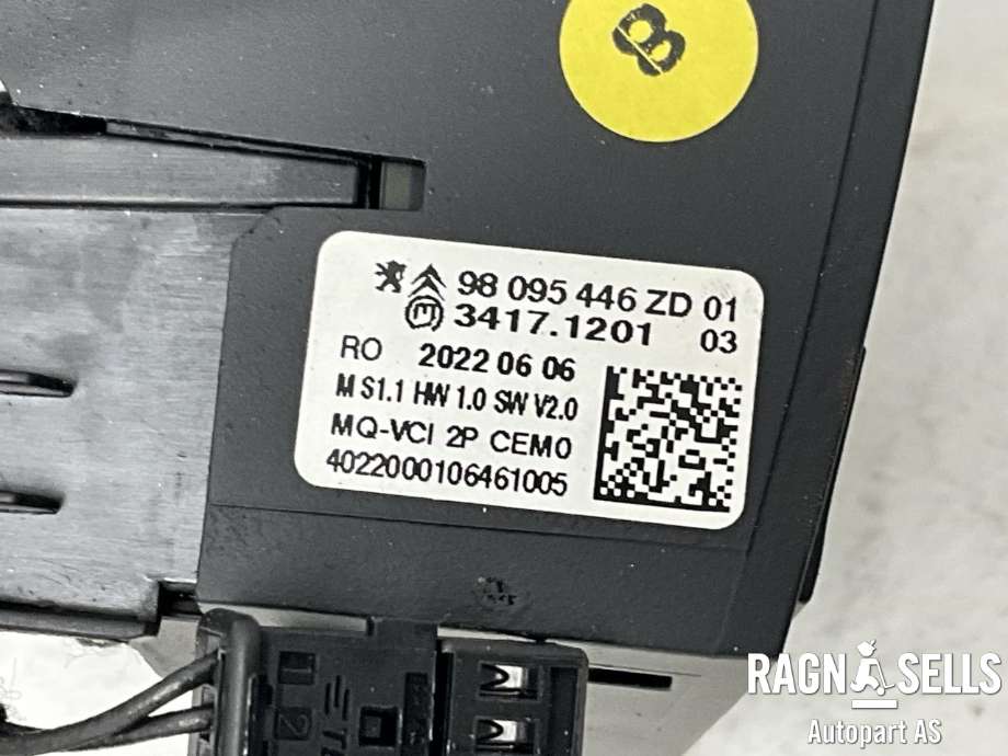 Bryter diverse til Peugeot 5008 2017-->> (Type II)  (98095446ZD|3417120103|98 123 137 ZD|)