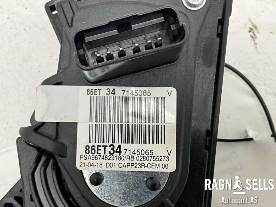 Pedal gass til Peugeot 5008 2017-->> (Type II)  (9674829180|0280755273|96 748 291 80|)