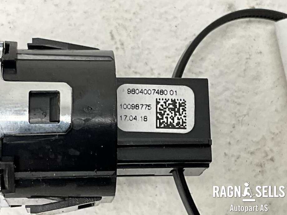 Bryter start/stopp til Peugeot 5008 2017-->> (Type II)  (98 040 074 80|98 040 074 80 01|10098775)