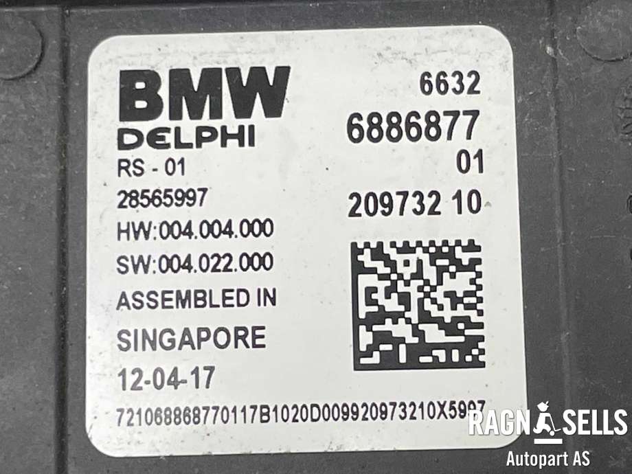 Sensor radar til BMW 5-Serie 2017-->> (G30/G31) (G30/G31) (DELPHI|66 32 6 891 728|6886877|)