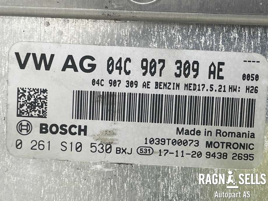Styreenhet motor til Škoda Rapid 2012-2019 (BOSCH|04C907309AE|0261S10530|04C 906 026 AH)