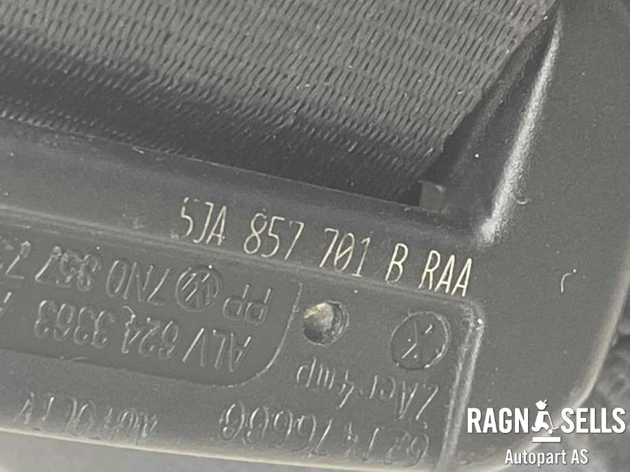 Sikkerhetsbelte foran venstre til Škoda Rapid 2012-2019 (5JA 857 701 B|)