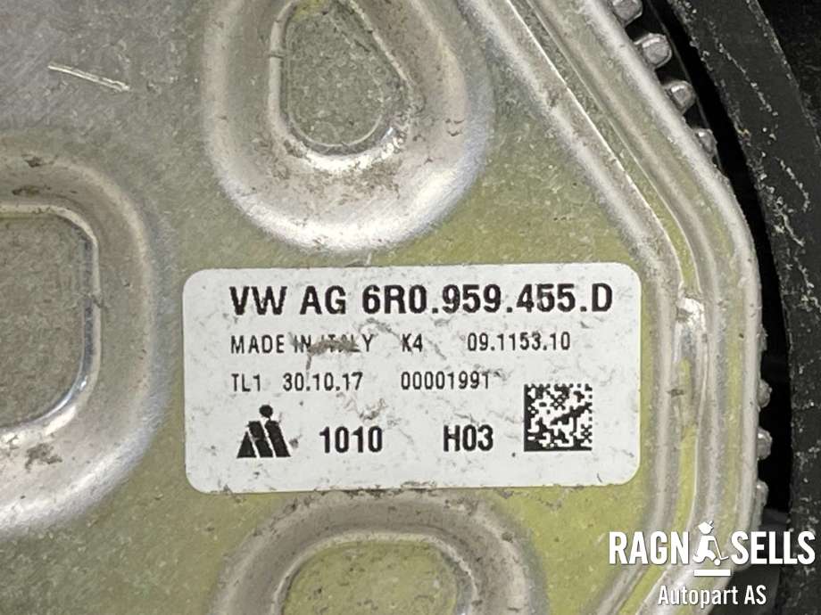Kjølevifte elektrisk til Škoda Rapid 2012-2019  (6R0959455D|6R0 959 455 D|)