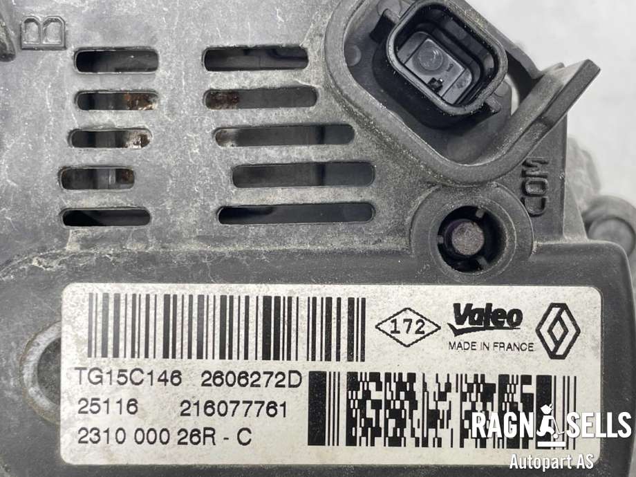 Dynamo diesel til Mercedes Citan 2012-2021 (W415) (W415) (VALEO|TG15C146|2606272D|231000026R-C|A4159063500|4159063500|23100-4554R|23100-7239R)