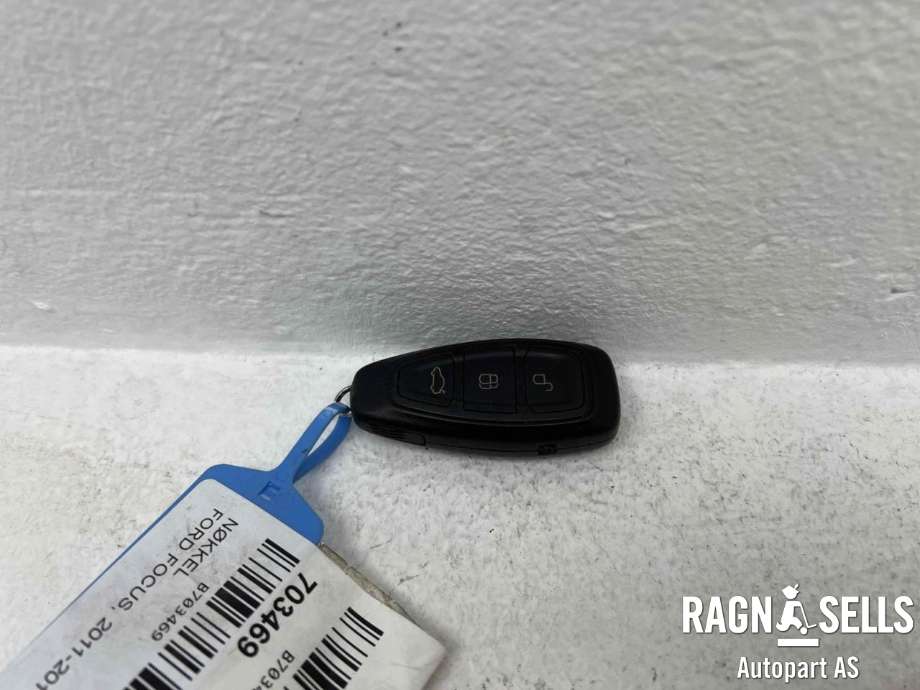 Nøkkel til Ford Focus 2011-2014 (Type III, Fase 1) (2520983|2026900|7S7T-15K601-EG|7S7T 15K601-EE)