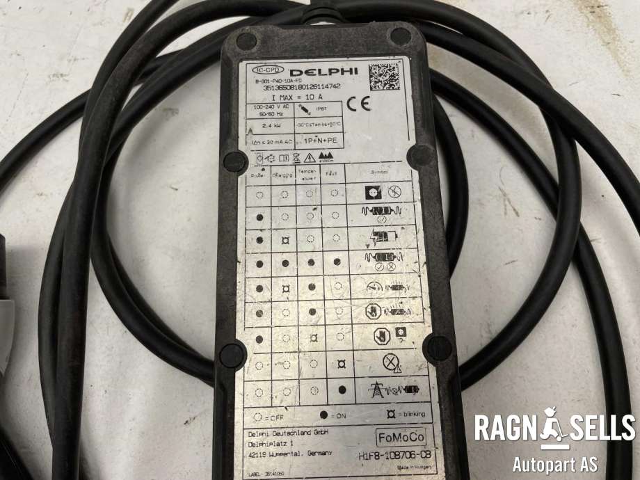 Batterilader kabel til Ford Focus 2014-2018 (Type III, Fase 2)  (FOMOCO|H1F8-10B706-CB|)