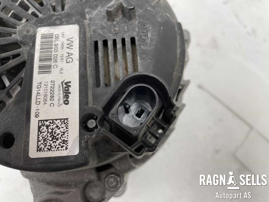 Dynamo diesel til VW Caddy 2020-->> (Type IV) (VALEO|05L903026C|2722282C|TG14LLD109|05L903026CX|)
