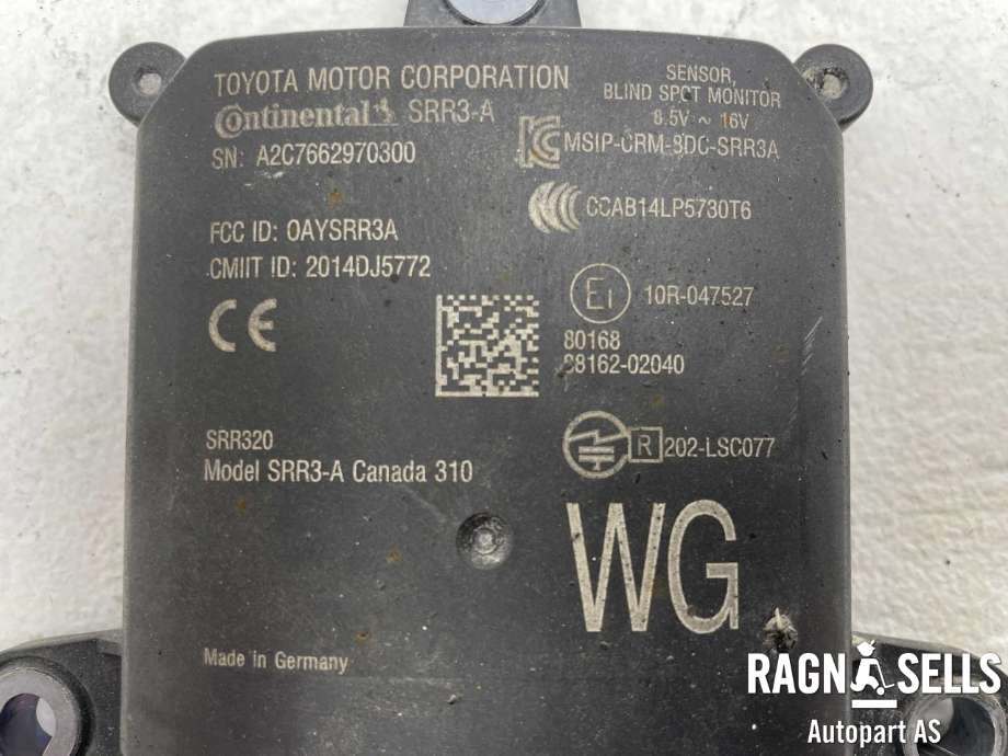 Sensor radar til Toyota Corolla 2019-->>  (8816202040|A2C7662970300|)