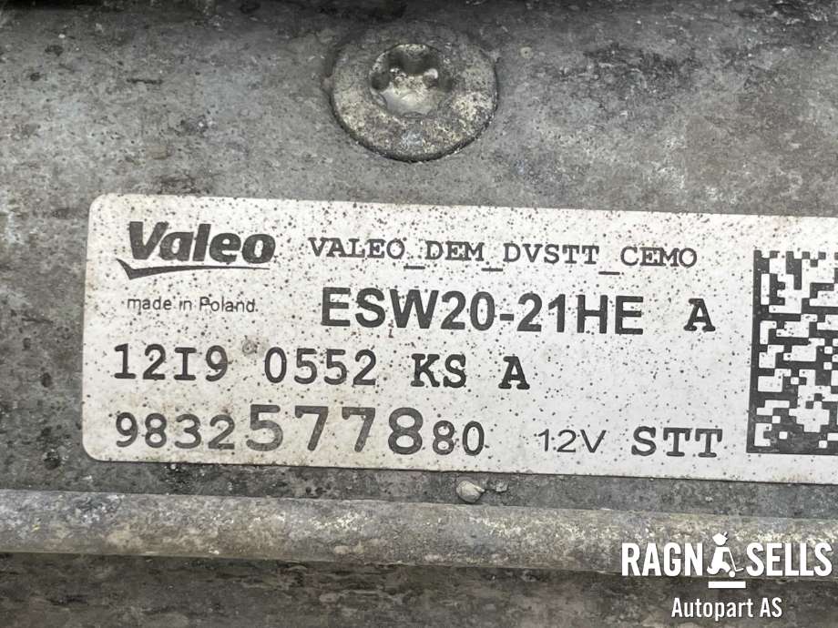 Starter diesel til Opel Combo E 2019-->>  (VALEO|9832577880|ESW2021HE|1665663980|9825233080|SU001A8161|3649185)