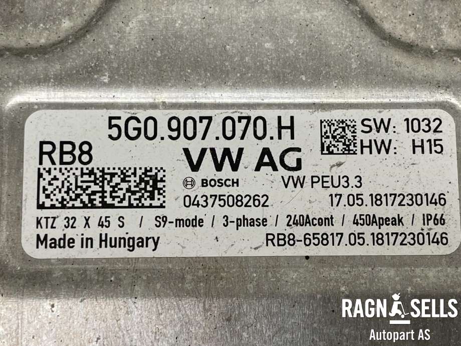 Inverter hybrid til Audi A3 2016-2020 (Type III, Fase 2)  (BOSCH|5G0 907 070 H|0437508262|)