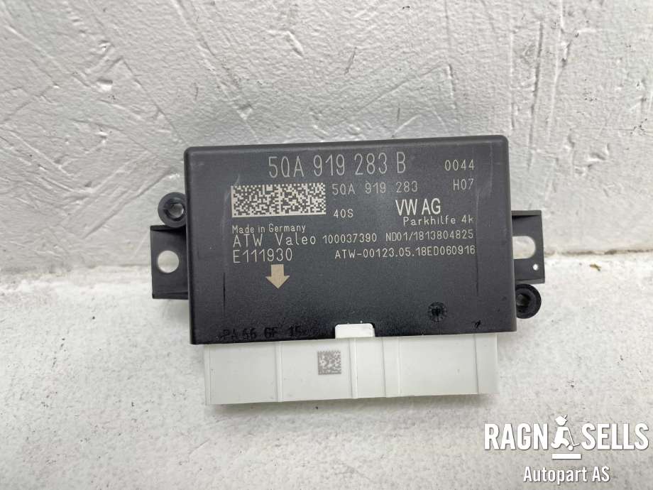 Styreenhet parkering til Audi A3 2016-2020 (Type III, Fase 2) (VALEO|5QA 919 283 B|5QA919283|E111930)
