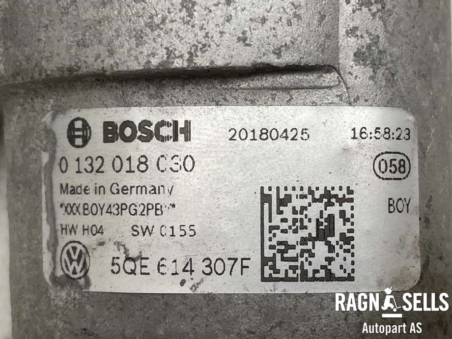 Bremsekraft-forsterker til Audi A3 2016-2020 (Type III, Fase 2)  (BOSCH|5QE 614 307 F|0132018030|)