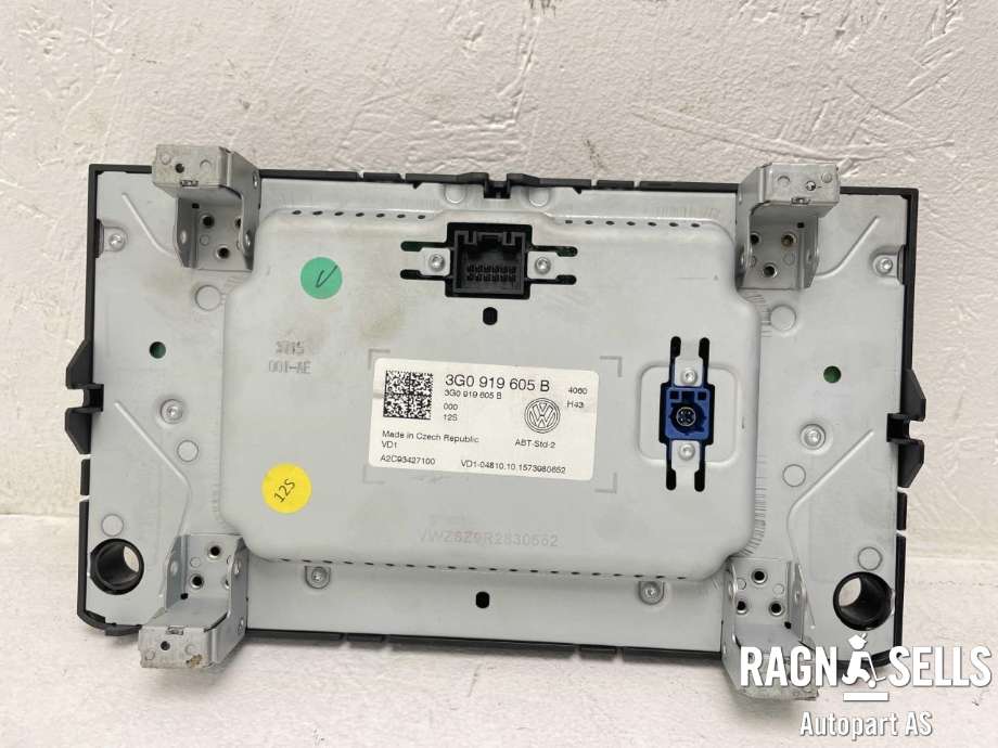 Bilstereo til VW Golf VII 2012-2017 (Fase 1)  (3G0919605B|A2C93427100|)