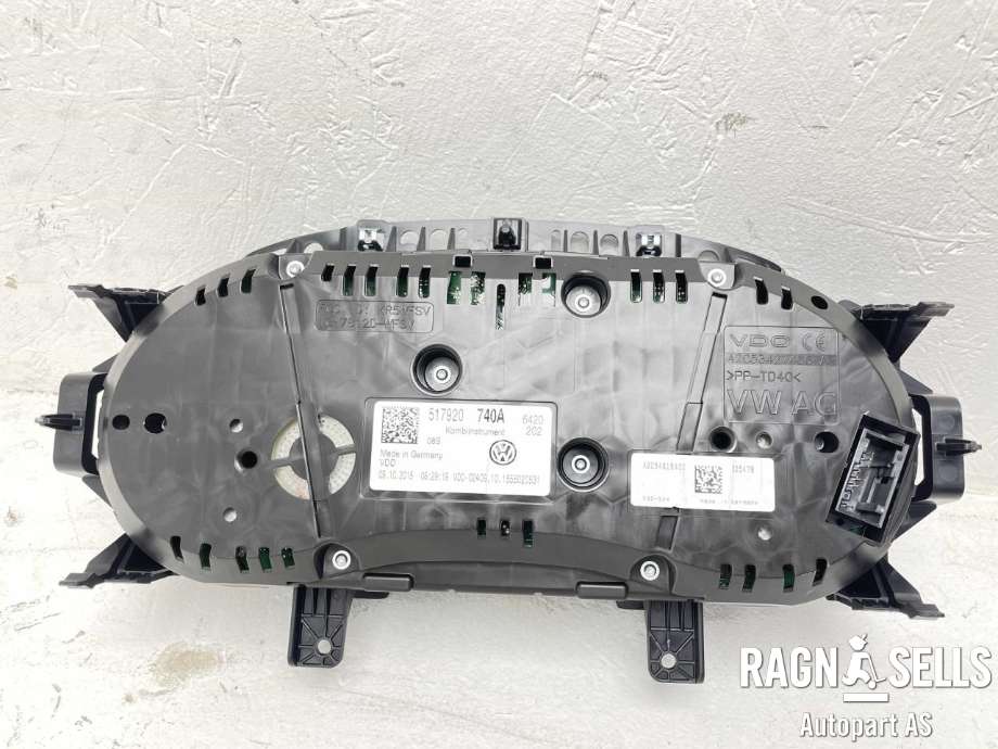 Speedometer til VW Golf VII 2012-2017 (Fase 1) (VDO|517920740A|A2C94818400|517 920 740 A)