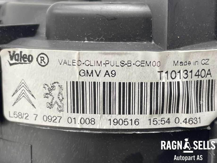 Varmeapparat motor til Peugeot 2008 2013-2019 (Type I)  (VALEO|T1013140A||16 081 820 80)