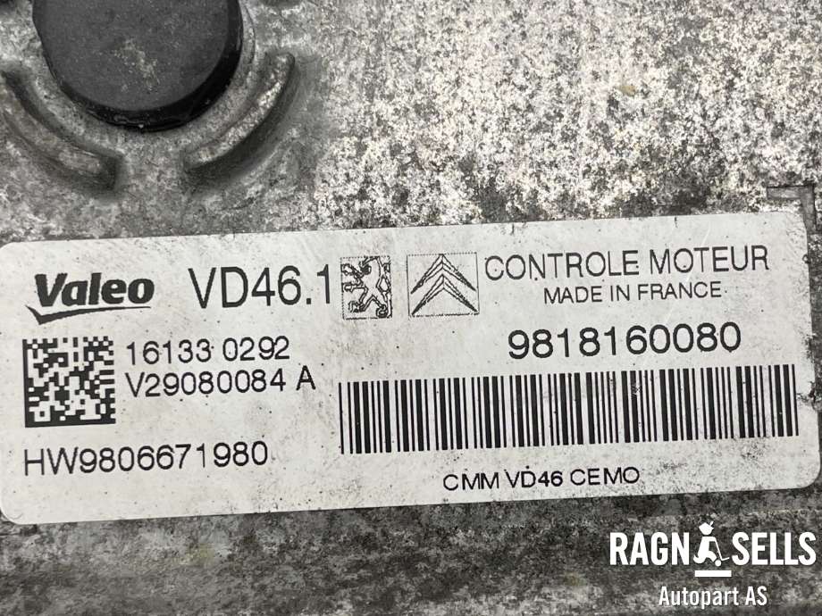 Styreenhet motor til Peugeot 2008 2013-2019 (Type I)  (VALEO|16 289 301 80|16 776 149 80|9818160080|161330292|V29080084A)