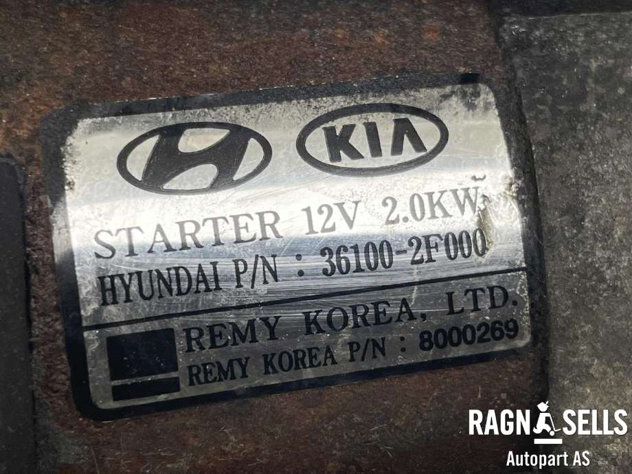 Starter diesel til Kia Sorento 2011-2015 Type II  (361002F000|36100-2F050|)