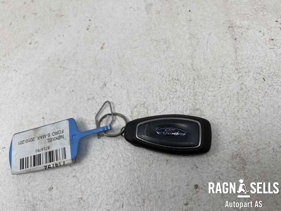 Nøkkel til Ford S-Max 2010-2015 (Type I, Fase 2)  (2520983|2026900|7S7T-15K601-EG|7S7T 15K601-EE)