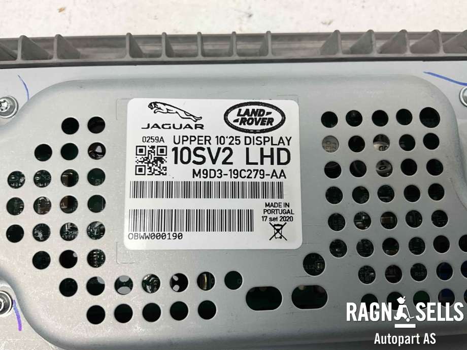 Bilstereo navigasjon skjerm til Jaguar I-PACE 2018-->>  (T4K13897|M9D3-19C279-AA|)