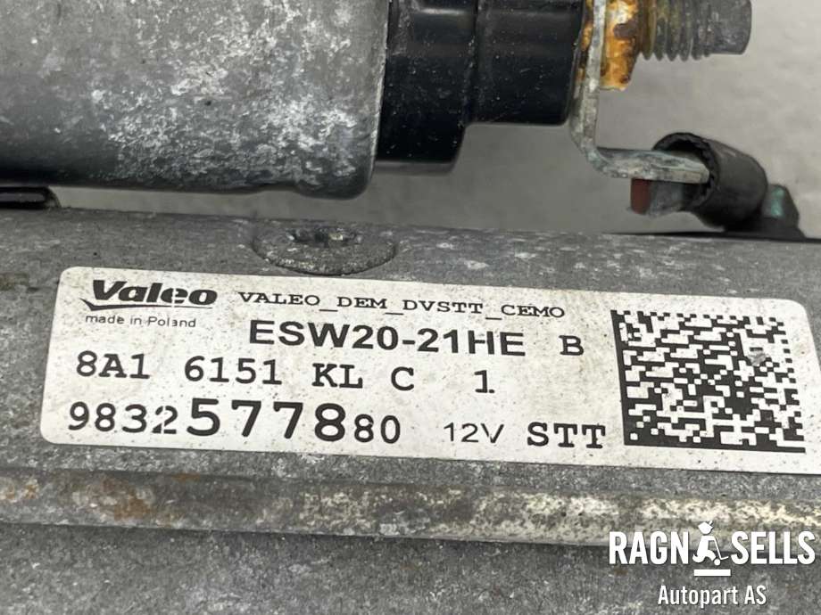 Starter diesel til Citroën Berlingo 2019-->> (Type III)  (VALEO|ESW2021HE|9832577880|98 252 330 80|16 276 588 80|1665663980||SU001A8161)