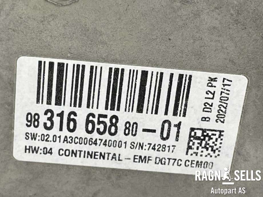 Bilstereo navigasjon skjerm til Toyota Proace 2016-->> (Type II)  (CONTINENTAL|983166588001|A3C0064740001|)