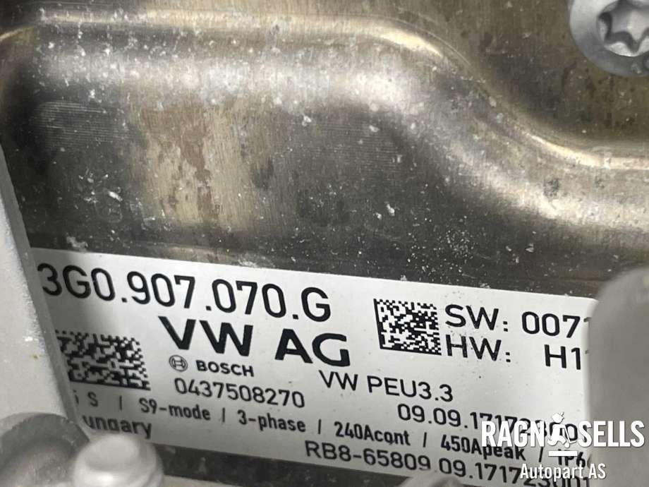 Inverter elbil til VW Passat 2015-2019 (Fase 1) (B8) (B8) (BOSCH|3G0 907 070 G|0437508270|)