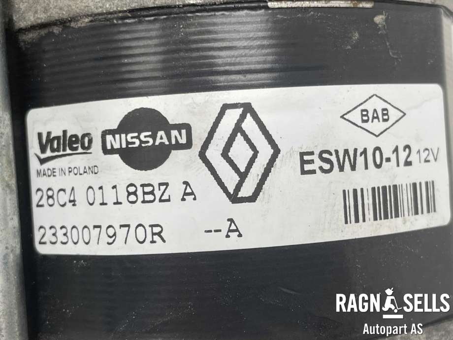 Starter til Renault Clio 2012-2016 (Type IV, Fase 1) (VALEO|ESW1012|28C40118BZ|233007970R|233009161R|23300-1071R|233001071R|23300-3847R|23300-9161R|A4159064700|4159064700|A4539064700|A4539065400|A4539067500|4539064700|4539065400|4539067500)