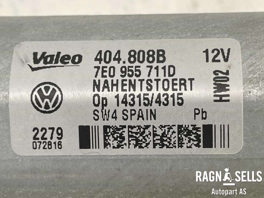 Viskermotor bakrute til VW Transporter / Caravelle 2019-->> (T6.1) (T6.1) (VALEO|7E0 955 711 D|404808B|)