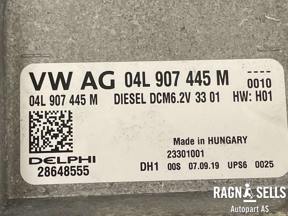 Styreenhet motor til VW Transporter / Caravelle 2019-->> (T6.1) (T6.1) (DELPHI|04L 907 445 M|)