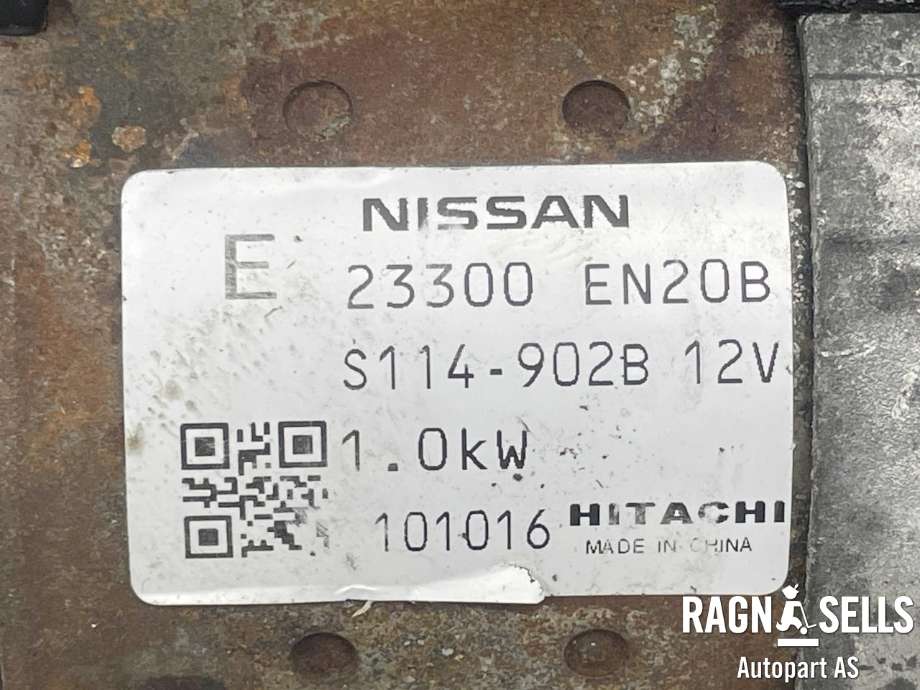 Starter til Nissan Qashqai 2010-2014 (Type I, Fase 2) (HITACHI|23300EN20B|23300EN21A|)