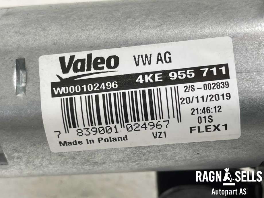 Viskermotor bakrute til Audi e-tron 2018-->>  (VALEO|4KE 955 711|W000102496|)