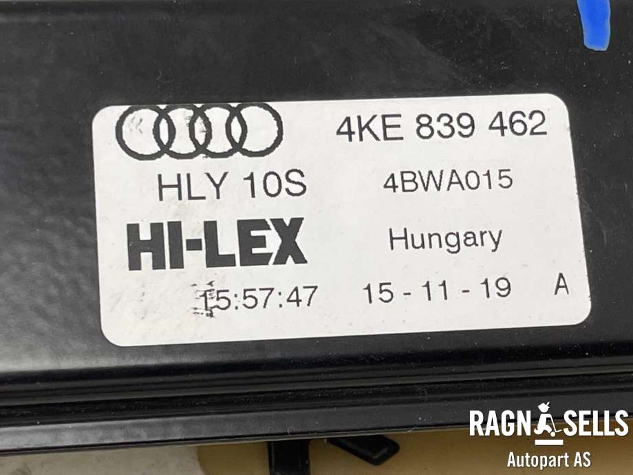 Ruteheis høyre bak til Audi e-tron 2018-->>  (4K0959801|C28129101|4K0 959 801|4KE839462)