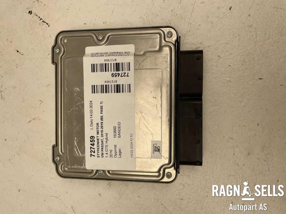 Styreenhet motor til VW Passat 2015-2019 (Fase 1) (B8) (B8) (BOSCH|F 04E 906 023 AH|04E907309F|0261S09836)