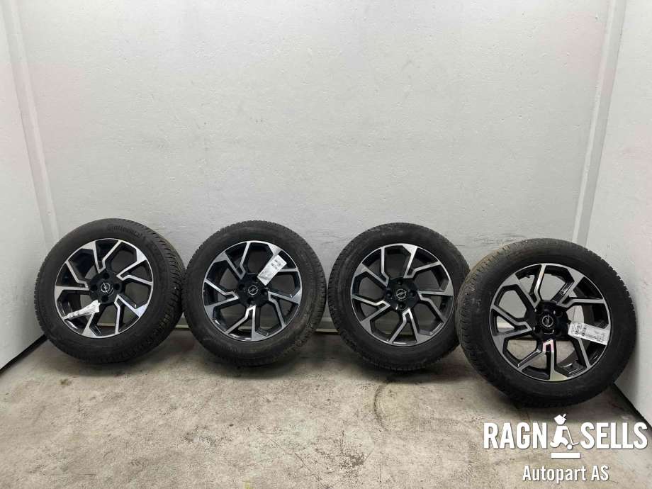 Hjulsett aluminium vinter til Opel Mokka E 2020-->> (Type II) (CONTINENTAL|4X108/ET32/56|60|215/60R17|)